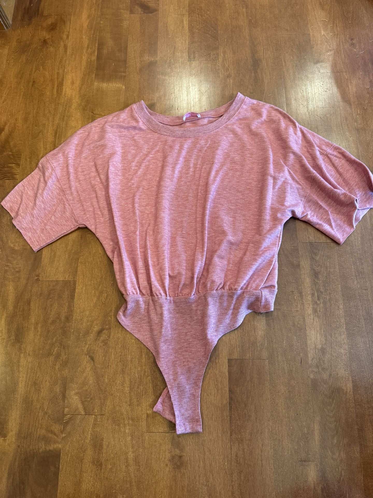 Woman’s Pink lily Bodysuit Top Shipping Available