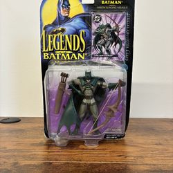 Legends Of Batman Long Bow Batman with Arrow Slinging Assault SEALED 1995