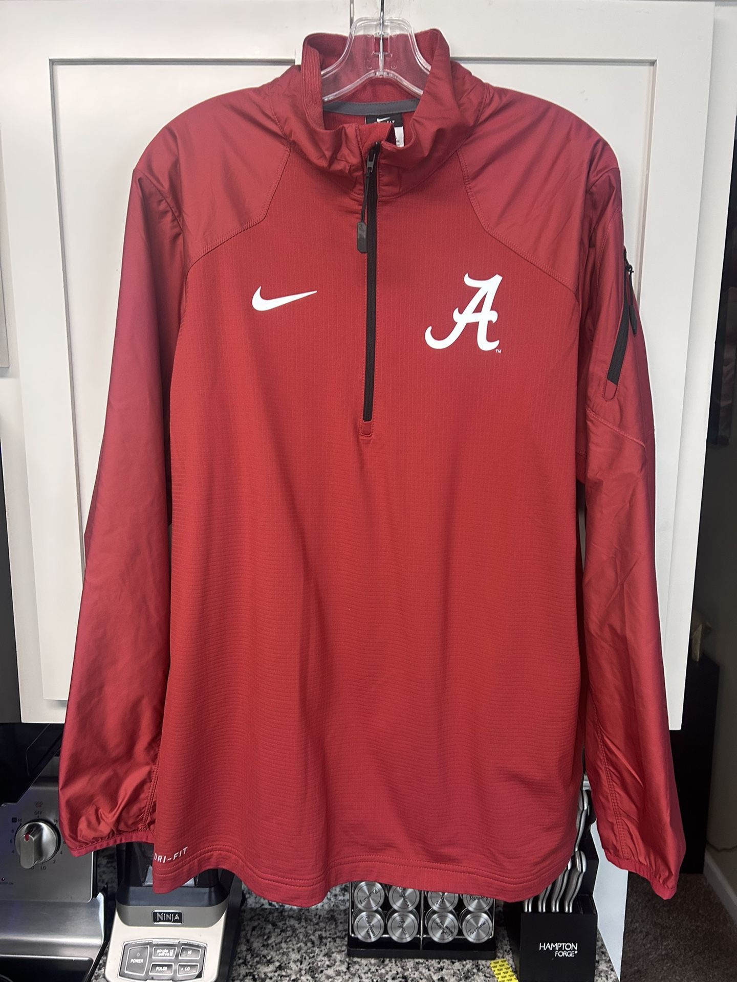 Alabama Crimson Tide Nike Dri Fit Pullover Jacket Size Medium 