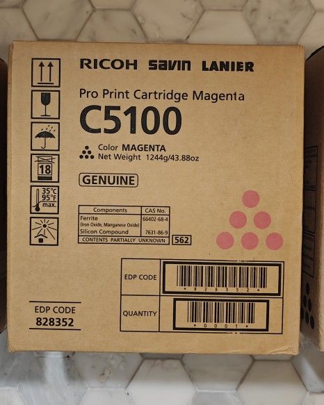 C5100 Ricoh *NEW* [Magenta] C5100 Print Ink Cartridges [Magenta]