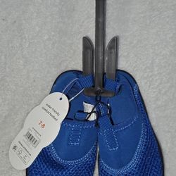 Wonder Nation Child Shoes Boy 7-8 Blue Aqua Infant Toddler Shoes New