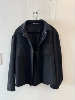 Zara Black Shacket Size M