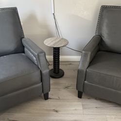 Reclining Chairs Grey