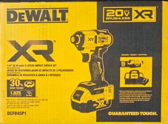 Dewalt 20v xr Impact Driver kit