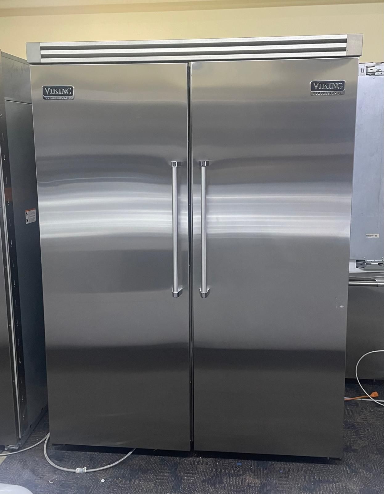 Viking 60” built in Stainless steel set Fridge & Freezer