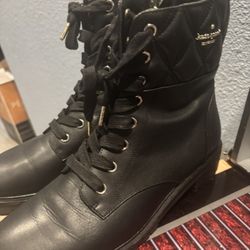 Kate Spade Leather Combat Boots 
