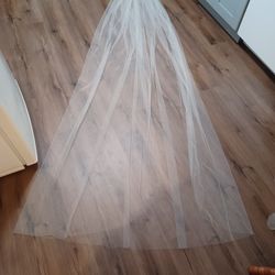 Cathedral Length Ivory Wedding Veil