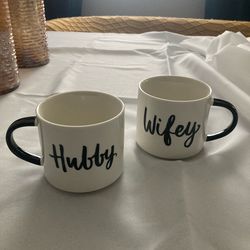 hubby & wifey 2ct mug set