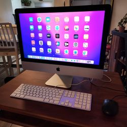 Imac 21.5-inch 2017
Intel Core i5 2.3 GHz
8GB RAM 
1TB SATA DISK 
macOS Monterrey  version 12.5. Nothing wrong.  **  NO TRADES **