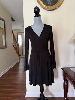 Ladies, long sleeve black dress size 8, new with tags Ladies, long sleeve black dress size 8, new with tags