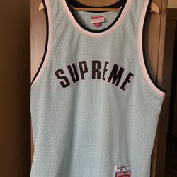 supreme basketball jersey large