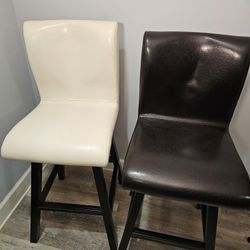 Set of Four Swivel Barstools