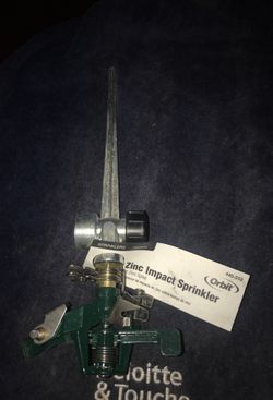 Zinc impact sprinkler