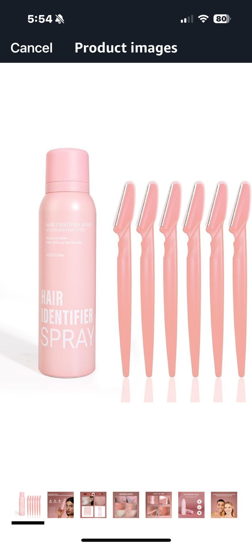 Hair Identifier Spray for Face Shaving - Gentle Facial Shaving Dermaplane Spray for Smooth, Glowing Skin, hair identifier spray for face dermaplaning