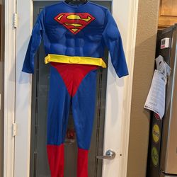 Super man Costume Kids Size Medium 