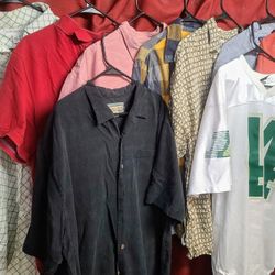 NOW ONLY $10! Lot of (9) Men's XXL Shirts