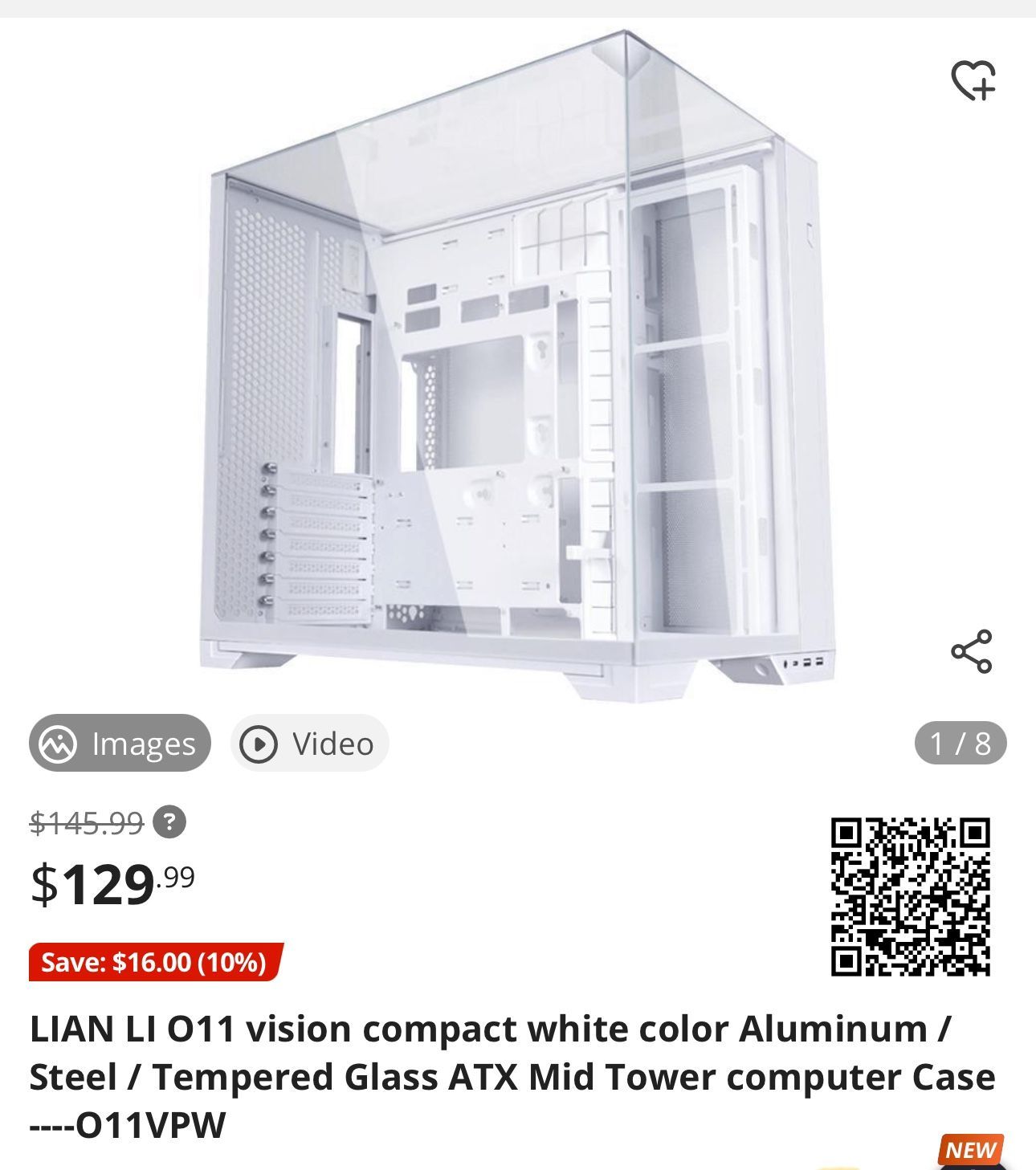 Lian Li 011 Vision New In Box