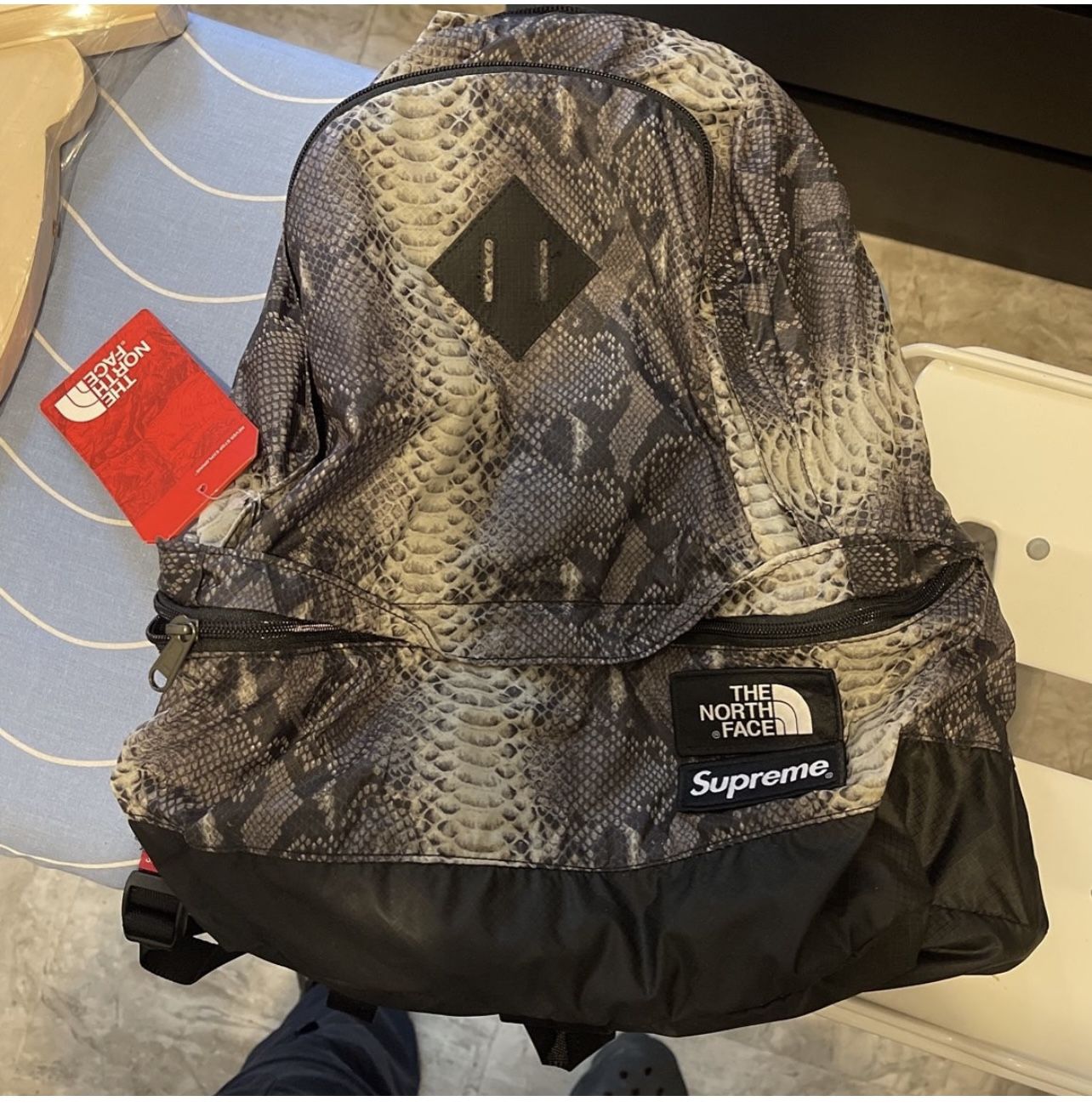Supreme X The North Face Snakeskin Light Weight Day Pack