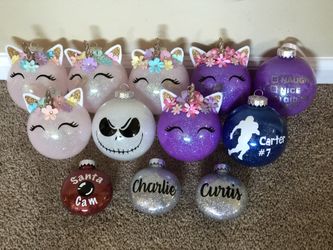 Customizable Christmas Ornaments