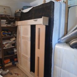 Bed With Matress Length 65" Height 58"