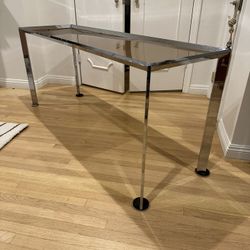 MCM Post Modern Chrome Console