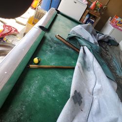 Old Pool Table