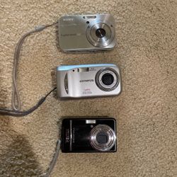 Three Digital Cameras 