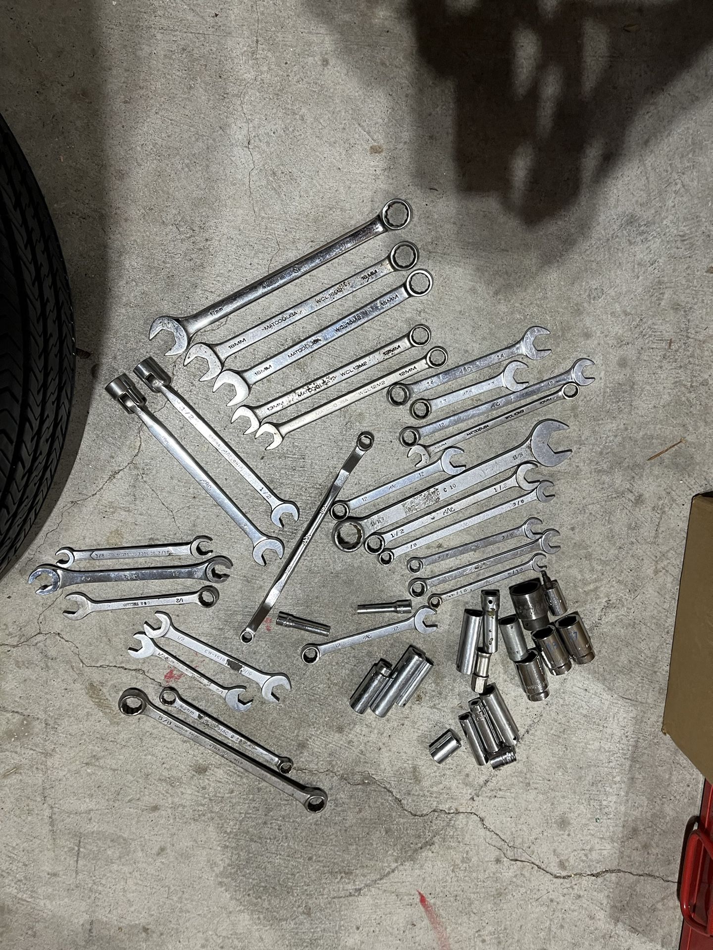 Mac & Matco Wrench’s & Sockets