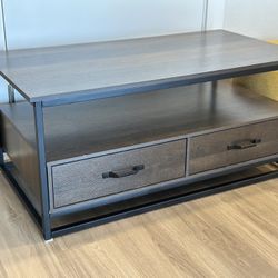 Homfa Coffee Table for Living Room, 43″