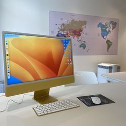 Late 2021. iMac 24 Inch. (. M1 Chip /8gb. /256 SSD 