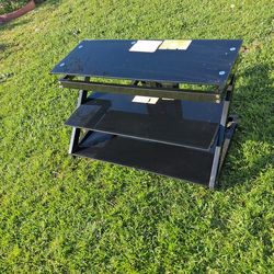 T V Stand Back Tempered  Glass