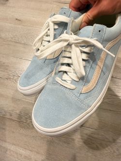 vans old skool suede sky blue