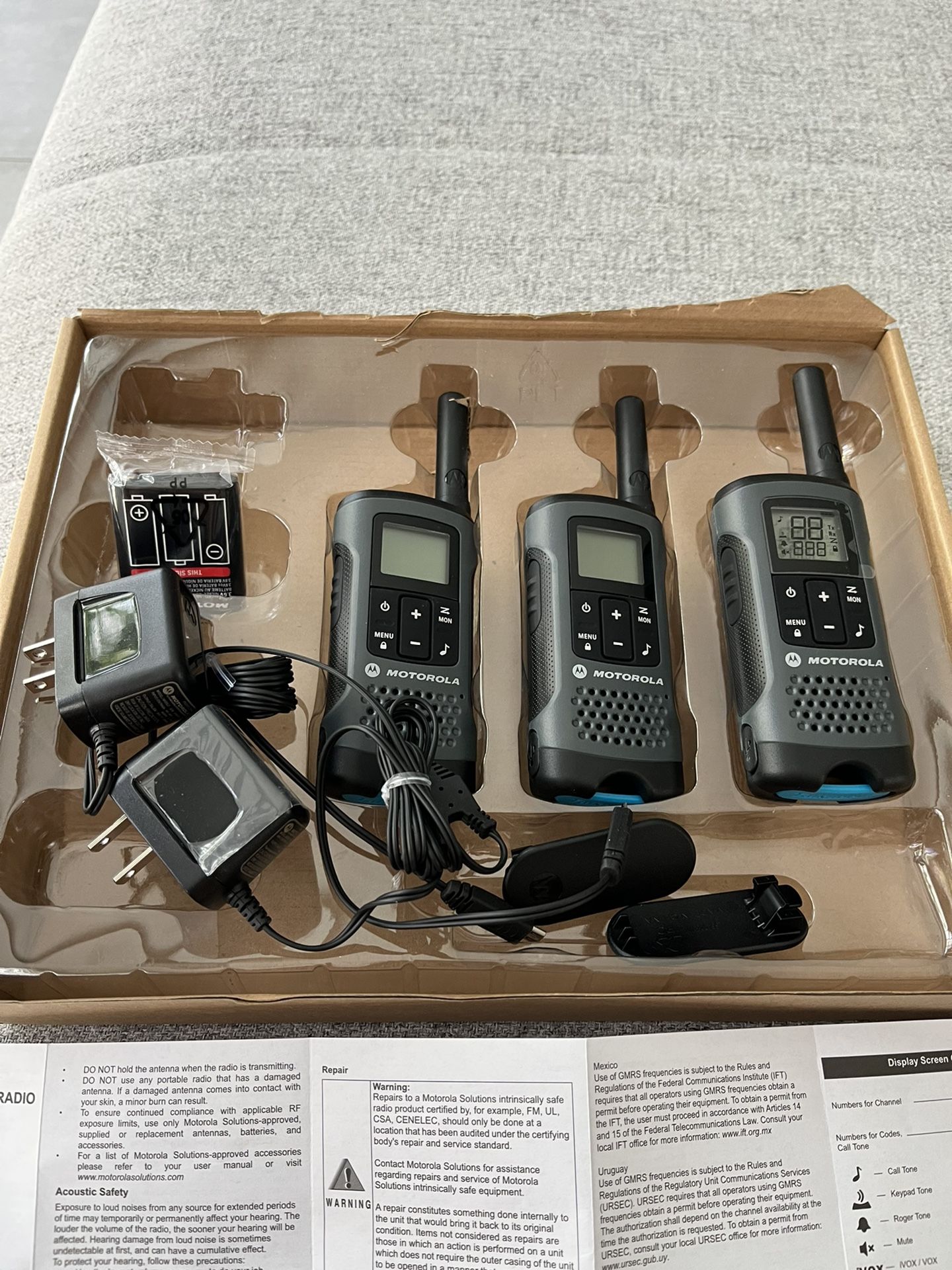 New Talkabout Two-way Radio T2XX Series 3 Pack