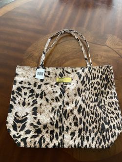 BRAND NEW! BABYLISS PRO CHEETAH / LEOPARD / ANIMAL PRINT TOTE HAND BAG! 