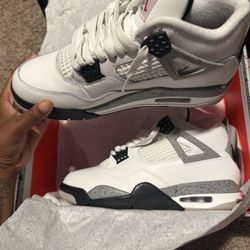 Jordan 4 Retro White 