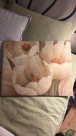 Flower wall art
