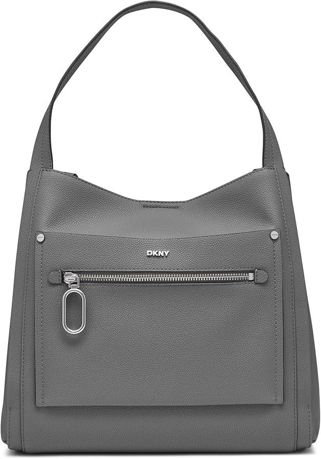 Dkny Women'S Nala Hobo Bag Dark Grey