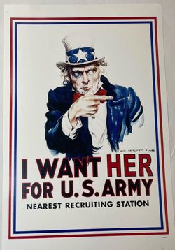 Uncle Sam Recruting Poster