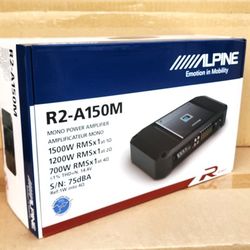Alpine R Series Power Amplifier 3000 Watts Monoblock Subwoofer Amp R2-A150M 🚨 Payment Options Available 🚨 No Credit Needed 🚨 
