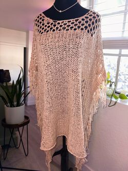 Crochet Fringe Dress/Cover Up
