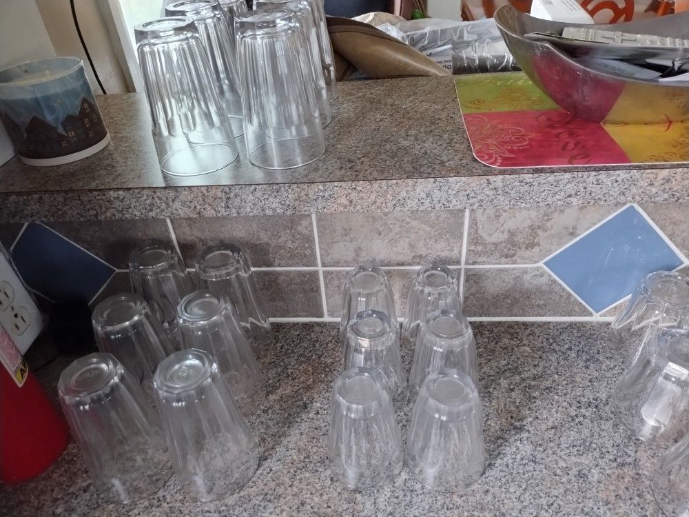 SET OF 24 DRINKING GLASSES.... CHECK OUT MY PAGE FOR MORE ITEMS