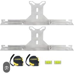 Wheel Alignment Tool for DIY Toe Adjustment, Stainless Steel Toe Alignment Plates Allow Quickly Operation, Easy Way to Check Toe in/Out, Fits Most Car