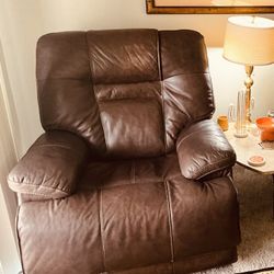 Brown Electric Recliner $175