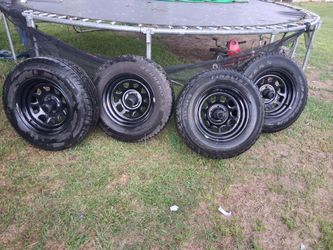 I'm selling these rims with all the tires.