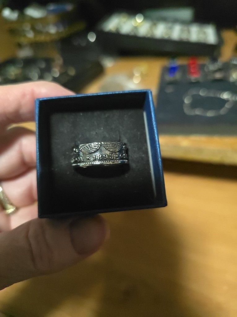 Size 10 Mens Morgan Dollar Ring