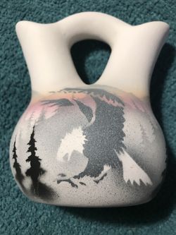 Cedar Mesa Pottery “ Sacred Messenger” Wedding Vase