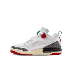 New Nike Air Jordan Spizike GS White Cement Red Green FQ3950-109 Size 5.5Y