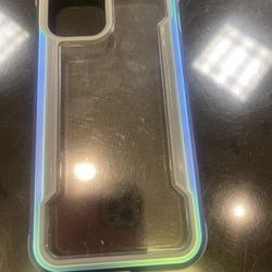 iPhone 12 Plus Pro Case   Clear  With Color On Edges 