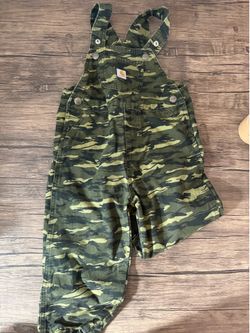 Toddler Carhartt Camo Overalls 2T