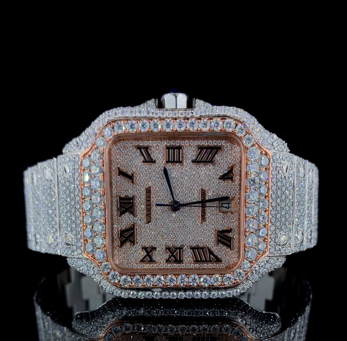 Moissanite Full Iced out watch